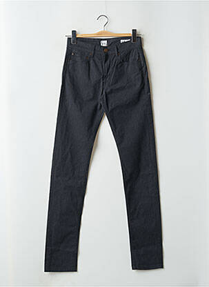 Pantalon slim tissage chiné taille basse gris SERGE BLANCO homme