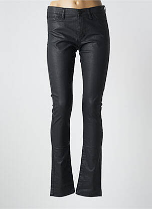 Pantalon slim tissage enduit taille normale noir THE KOOPLES femme