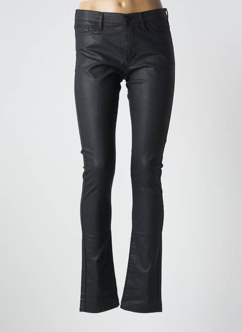Pantalon slim tissage enduit taille normale noir THE KOOPLES femme