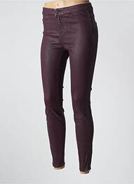 Pantalon slim poches violet ARMANI EXCHANGE femme