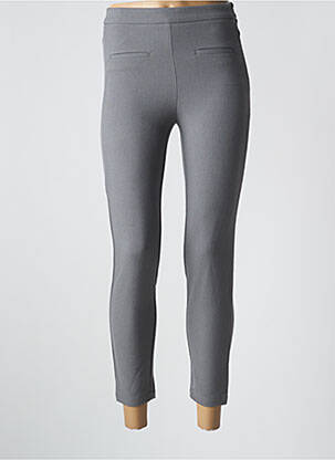 Pantalon slim poches gris BENETTON femme