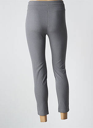 Pantalon slim poches gris BENETTON femme