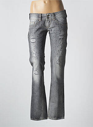 Jeans bootcut poches gris BSB femme