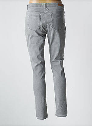Jeans coupe slim poches gris CYRILLUS femme