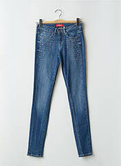 Jeans coupe slim bleu GUESS pour femme seconde vue