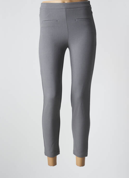 Pantalon slim gris BENETTON pour femme