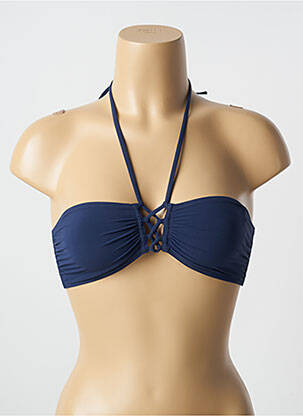 Haut de maillot de bain stretch haut bandeau bleu PRINCESSE TAM-TAM femme