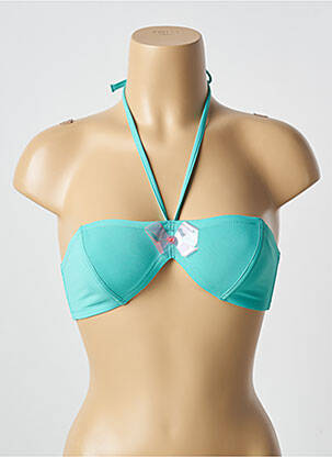 Haut de maillot de bain stretch haut bandeau bleu PRINCESSE TAM-TAM femme