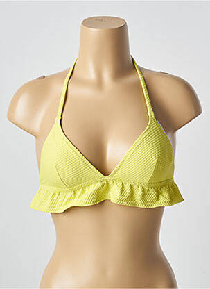 Haut de maillot de bain stretch haut triangles vert PRINCESSE TAM-TAM femme