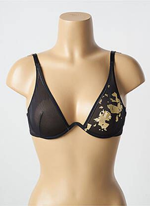 Soutien-gorge effet matière satinée haut soutien-gorge emboitant noir PASSIONATA femme