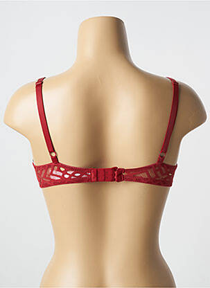 Soutien-gorge effet matière satinée haut soutien-gorge emboitant rouge PASSIONATA femme
