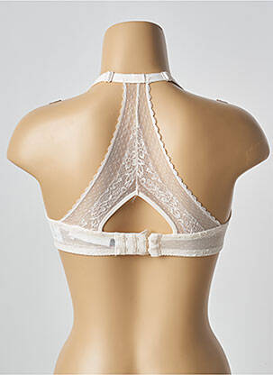 Soutien-gorge effet matière satinée haut soutien-gorge moulé beige PASSIONATA femme