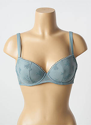 Soutien-gorge effet matière satinée haut soutien-gorge moulé vert PASSIONATA femme