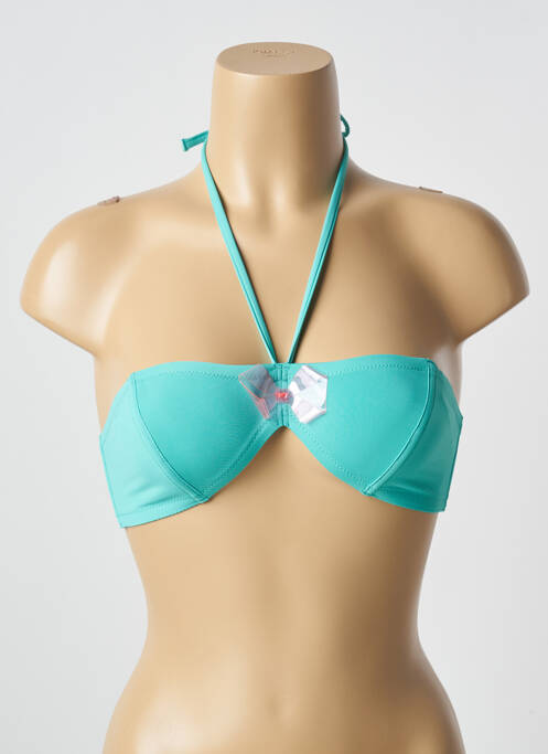 Haut de maillot de bain stretch haut bandeau bleu PRINCESSE TAM-TAM femme
