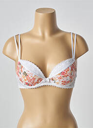 Soutien-gorge effet matière satinée haut soutien-gorge moulé blanc PASSIONATA femme