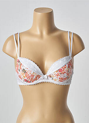 Soutien-gorge effet matière satinée haut soutien-gorge moulé blanc PASSIONATA femme