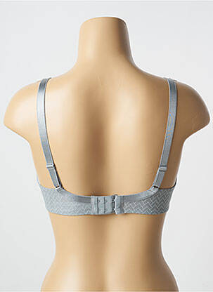 Soutien-gorge effet matière satinée haut soutien-gorge moulé gris PASSIONATA femme