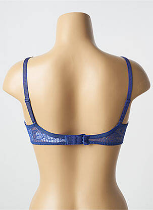 Soutien-gorge effet matière satinée haut soutien-gorge moulé bleu PASSIONATA femme