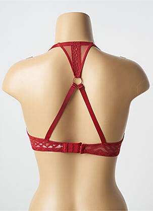 Soutien-gorge effet matière satinée haut soutien-gorge moulé rouge PASSIONATA femme