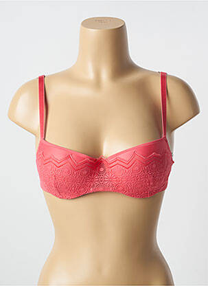 Soutien-gorge effet matière satinée haut soutien-gorge balconnet rose PASSIONATA femme