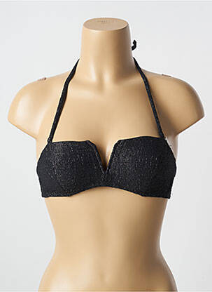 Haut de maillot de bain stretch haut bandeau noir PRINCESSE TAM-TAM femme