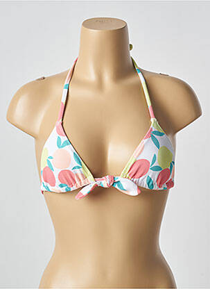Haut de maillot de bain stretch haut triangles blanc PRINCESSE TAM-TAM femme