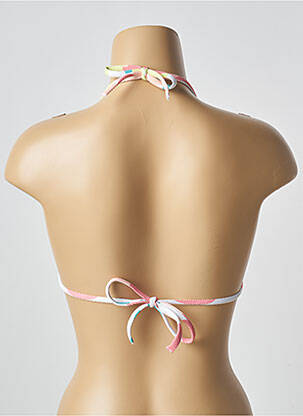 Haut de maillot de bain stretch haut triangles blanc PRINCESSE TAM-TAM femme