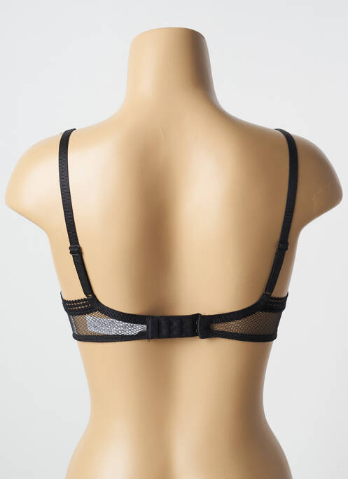 Soutien-gorge effet matière satinée haut soutien-gorge moulé noir PASSIONATA femme