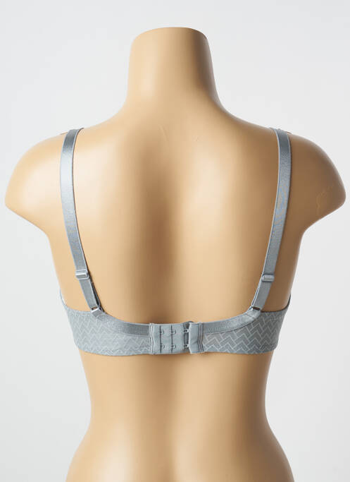 Soutien-gorge effet matière satinée haut soutien-gorge moulé gris PASSIONATA femme