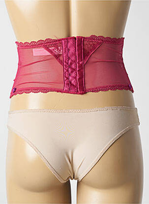 Corset légère et transparente rose CHANTELLE femme