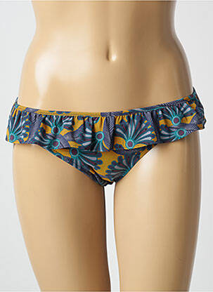 Bas de maillot de bain imprimé fantaisie culotte bleu PRINCESSE TAM-TAM femme