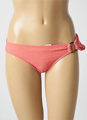 Bas de maillot de bain effet matière satinée culotte rose PRINCESSE TAM-TAM femme