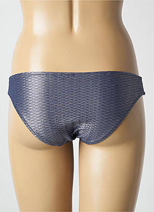 Bas de maillot de bain effet matière satinée culotte bleu PRINCESSE TAM-TAM femme
