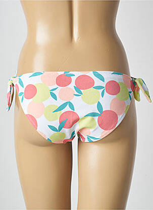Bas de maillot de bain imprimé fantaisie culotte blanc PRINCESSE TAM-TAM femme