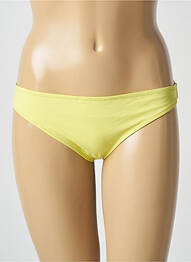 Bas de maillot de bain effet matière satinée culotte jaune PRINCESSE TAM-TAM femme