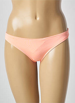 Bas de maillot de bain effet matière satinée culotte orange PRINCESSE TAM-TAM femme