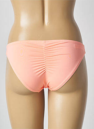 Bas de maillot de bain effet matière satinée culotte orange PRINCESSE TAM-TAM femme