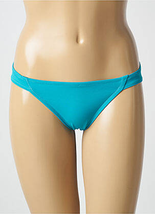 Bas de maillot de bain effet matière satinée culotte bleu PRINCESSE TAM-TAM femme