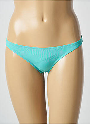 Bas de maillot de bain effet matière satinée culotte bleu PRINCESSE TAM-TAM femme