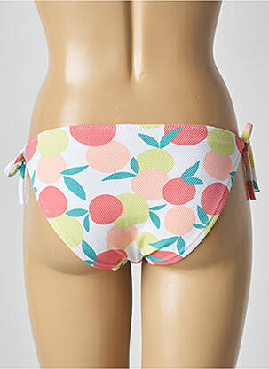 Bas de maillot de bain imprimé fantaisie bikini blanc PRINCESSE TAM-TAM femme
