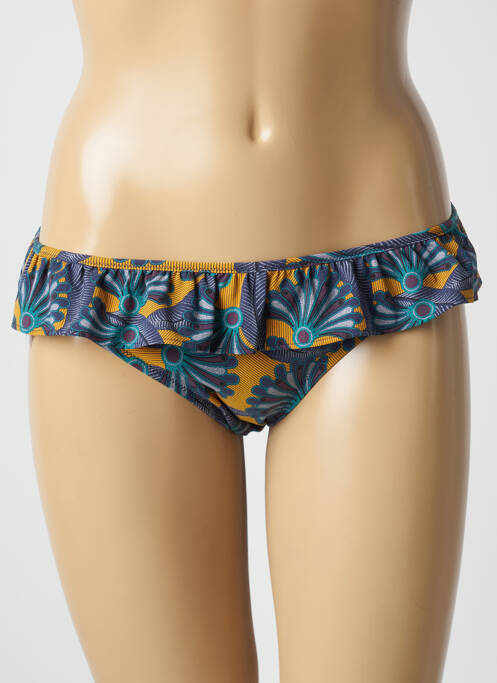 Bas de maillot de bain imprimé fantaisie culotte bleu PRINCESSE TAM-TAM femme