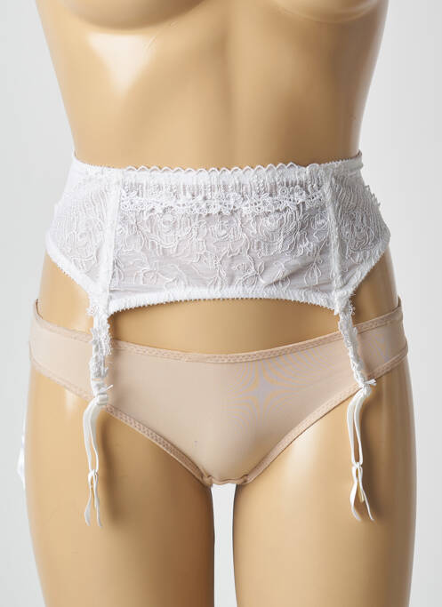 Guêpière/Porte-jarretelle blanc CHANTELLE pour femme