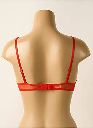 Soutien-gorge effet matière satinée haut soutien-gorge moulé rouge AUBADE femme