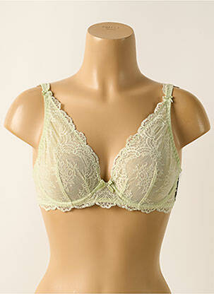 Soutien-gorge légère et transparente haut soutien-gorge emboitant vert AUBADE femme