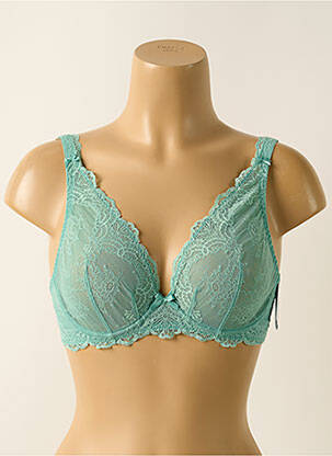 Soutien-gorge légère et transparente haut soutien-gorge emboitant bleu AUBADE femme