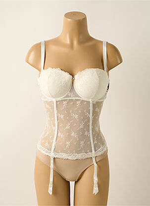 Corset légère et transparente beige AUBADE femme