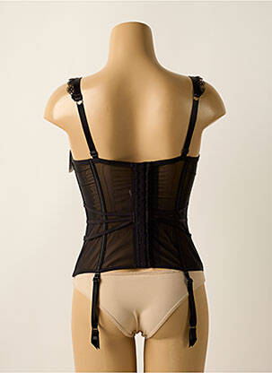 Corset légère et transparente noir AUBADE femme
