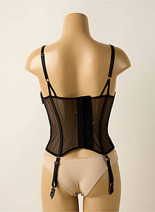 Corset légère et transparente noir AUBADE femme