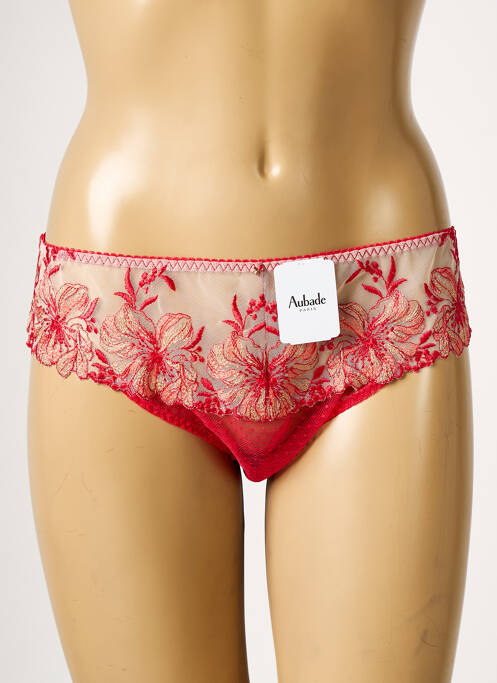 Culotte rouge AUBADE pour femme