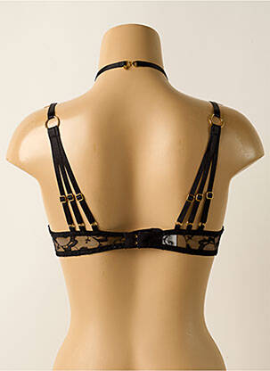Soutien-gorge tissage dentelle haut soutien-gorge emboitant noir AUBADE femme